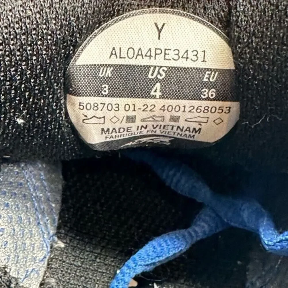 Altra Lone Peak Kids Boys 4 Blue Running Athletic Shoes Lace Up Low Sneakers_8